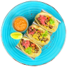 <span style="color: red">Chili taco</span>